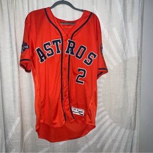 Houston Astros Alex Bregman Orange Jersey XL